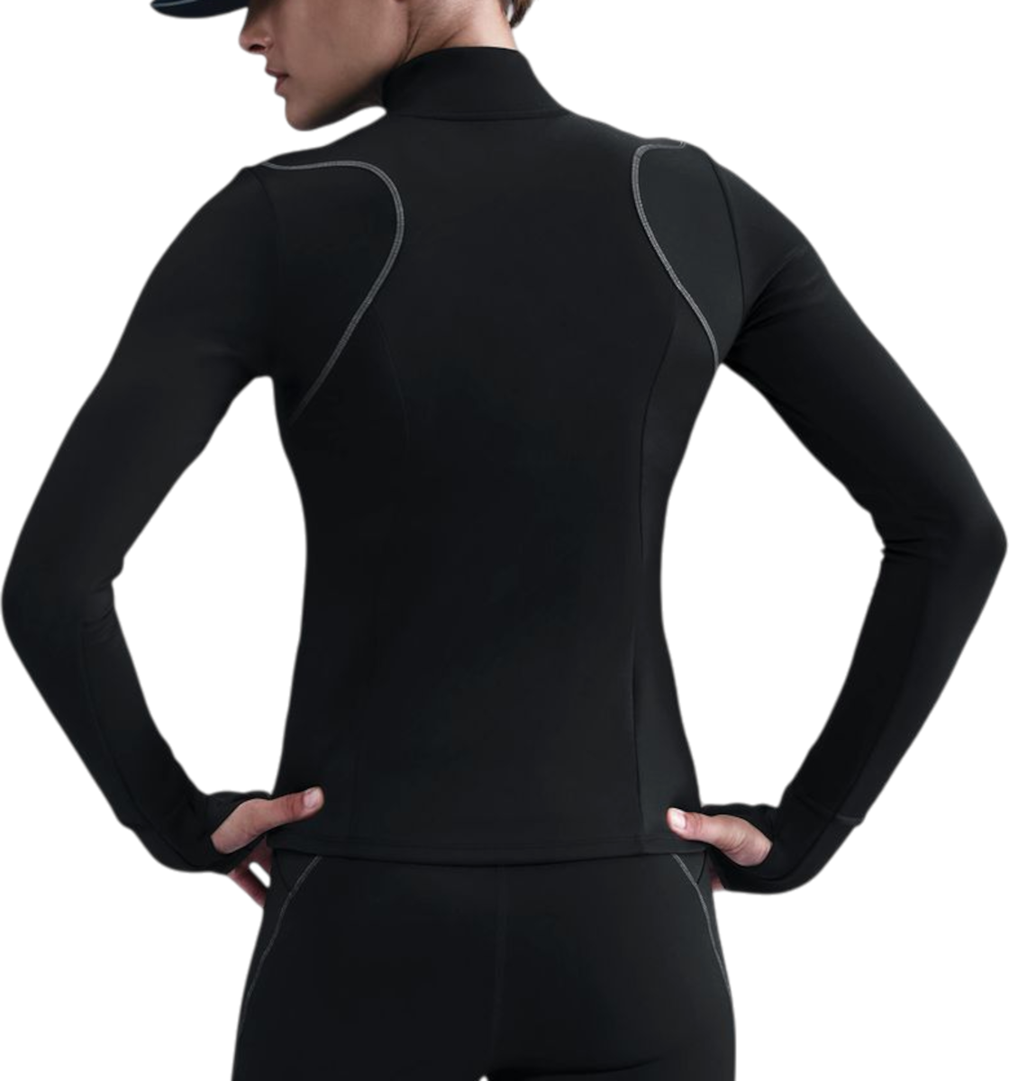 Sweatshirt Nike Swift Reflective Long-Sleeve Quarter-Zip Top Svart | hv2944-010, 1