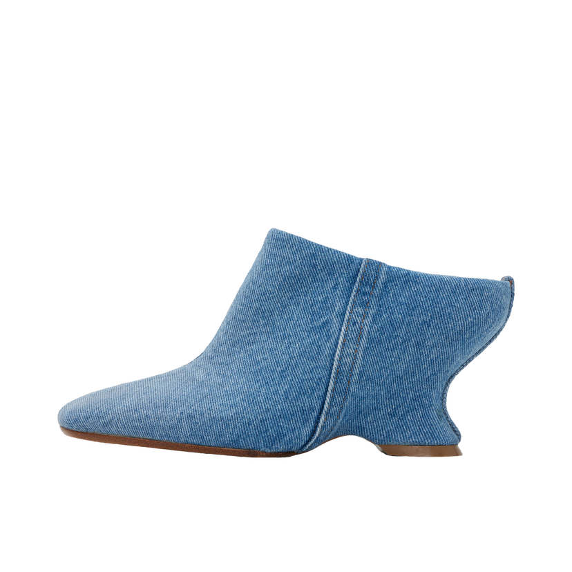 Sneakers och skor Dries Van Noten Denim Mules Blå | WS242-1387-609