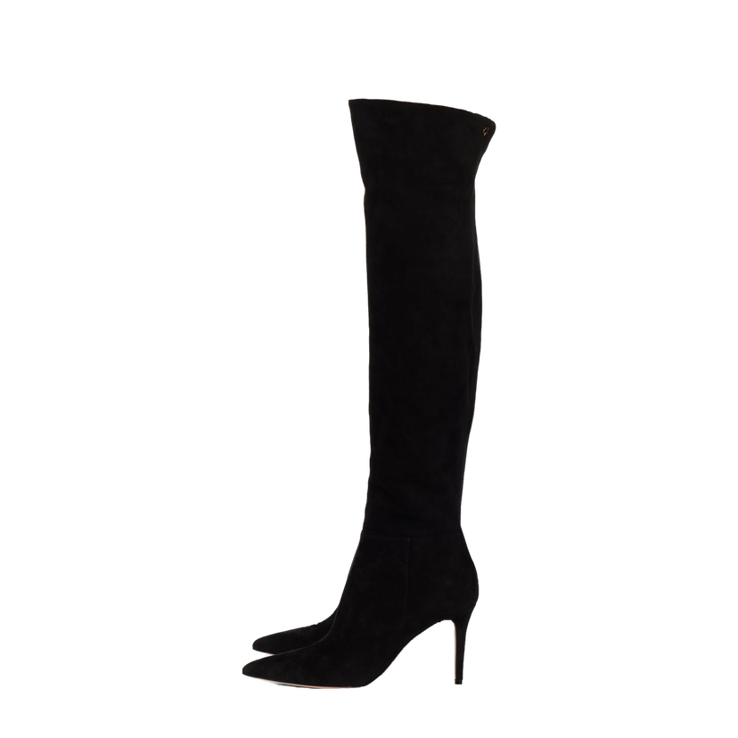 Sneakers och skor Gianvito Rossi Jules Suede Tall Boots Svart | G80222.85RIC.C45