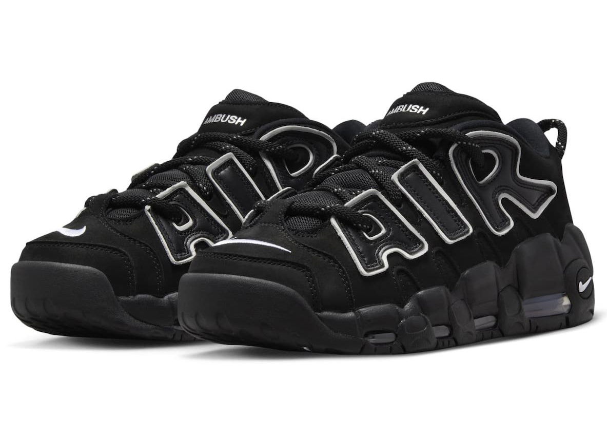 Sneakers och skor Nike AMBUSH x Air More Uptempo Low "Black and White" Svart | FB1299-001, 1