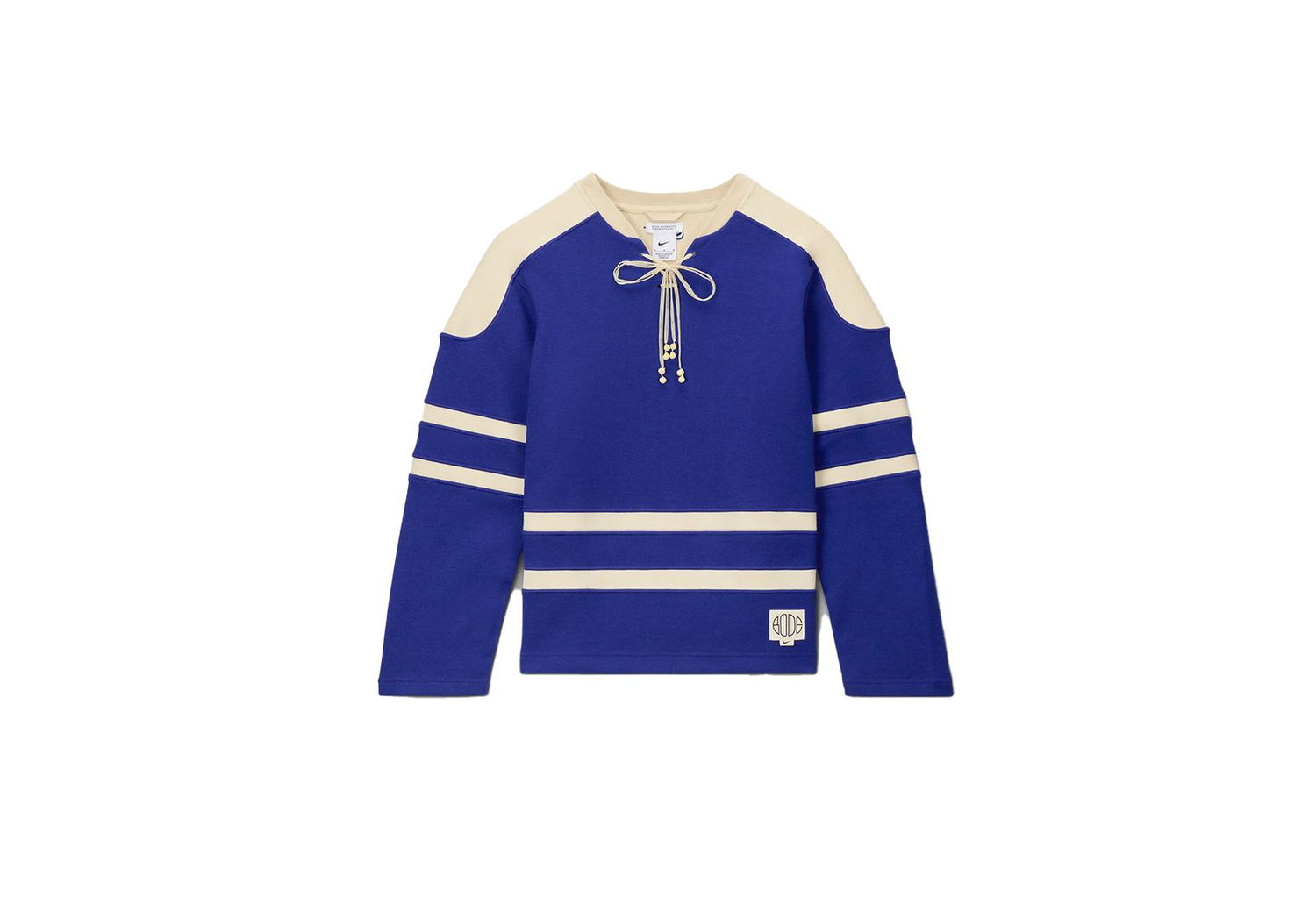 Jacka Nike x Bode Lacing Knit Deep Royal Blue & Ecru (SS24) - US S Mörkblå | FJ0217-455, 0