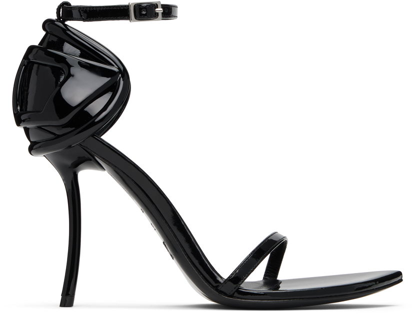 Kläder Diesel D-Ten&Half Heeled Sandals Svart | Y03662 P7381