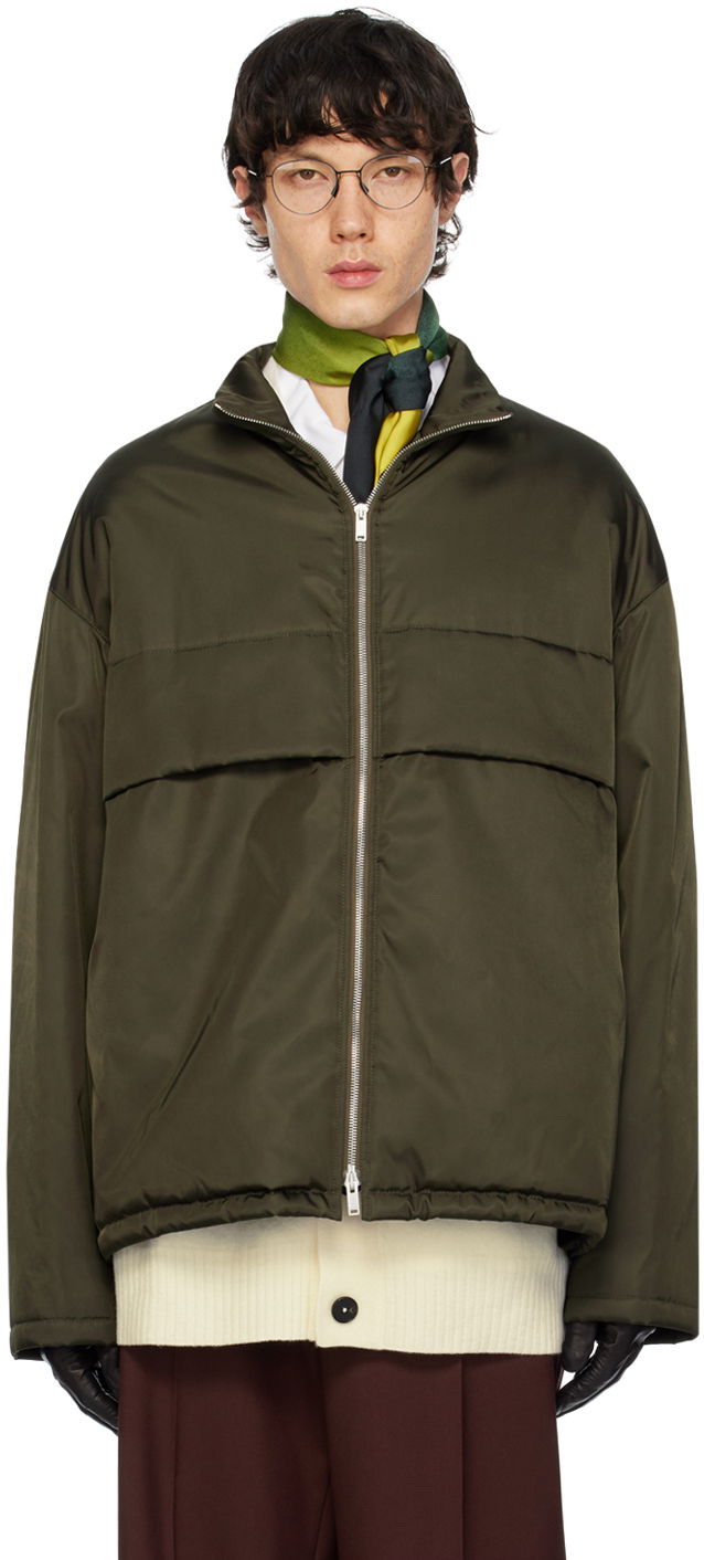 Jacka Jil Sander Insulated Jacket Grön | J22BN0197_J70147
