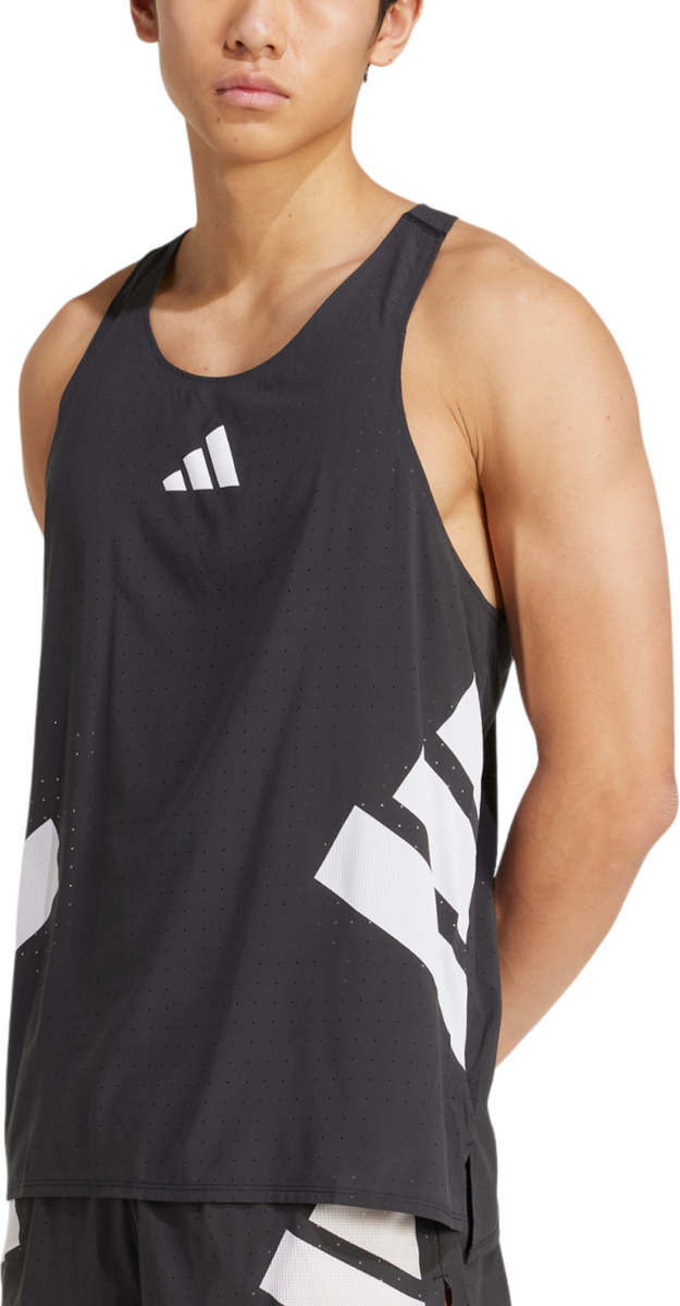 Linne adidas Performance Adizero Road to Records Tank Top Svart | jm7806