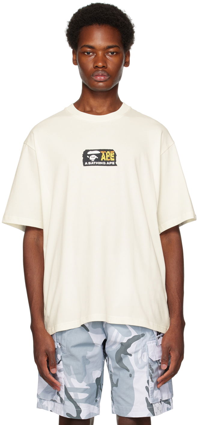 T-shirt BAPE Album Monogram T-Shirt Vit | 001CSJ801051I, 0