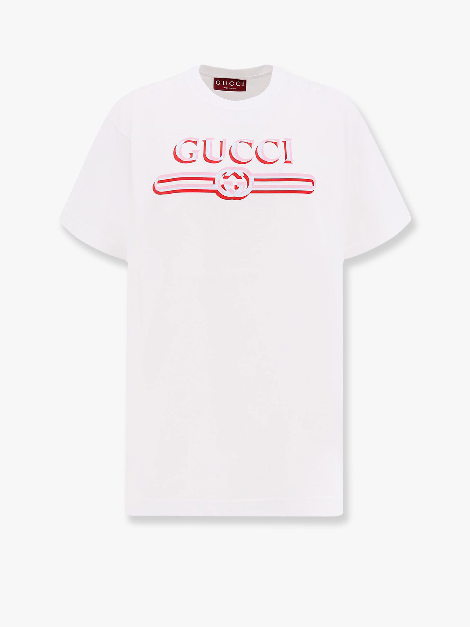 T-shirt Gucci Gucci T-Shirt with Logo Vit | 788093XJG1J9082, 0