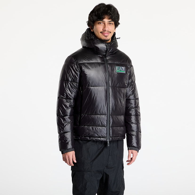 Pufferjacka Emporio Armani Black Bomber Jacket Svart | 6DPB71PN2MZ1200