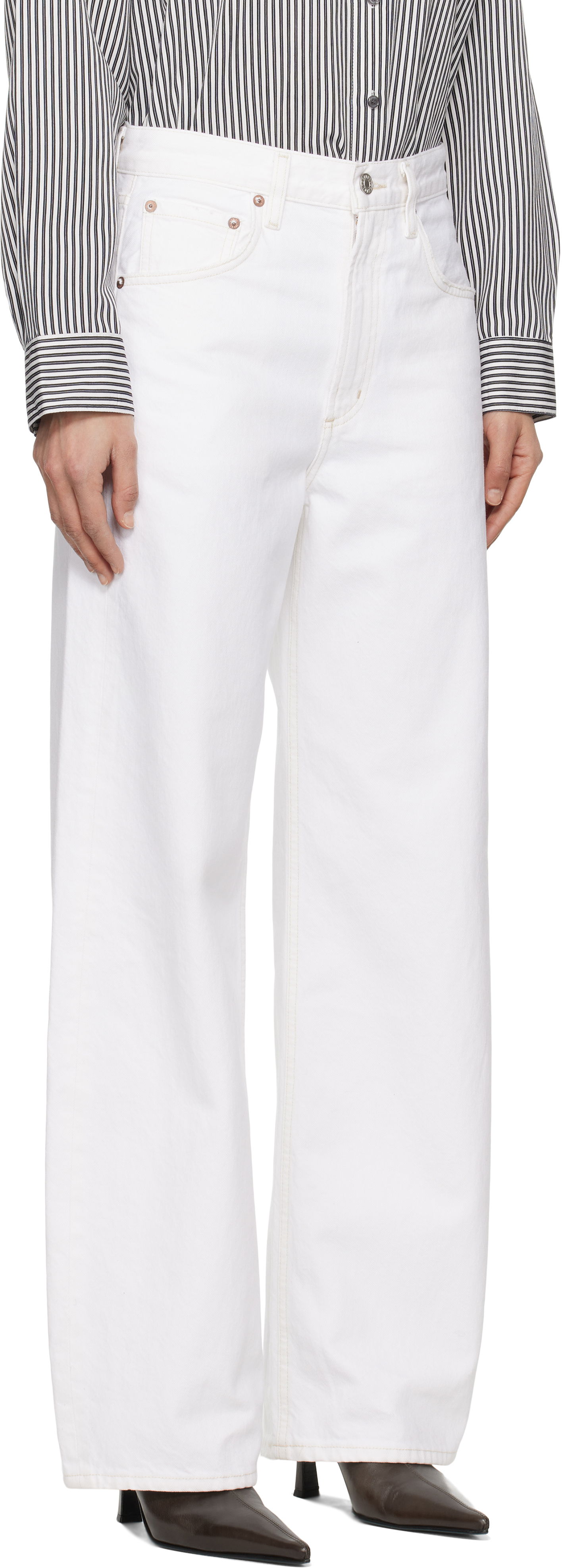 Jeans AGOLDE AGOLDE Low Curve Jeans Vit | A197B-1183, 1