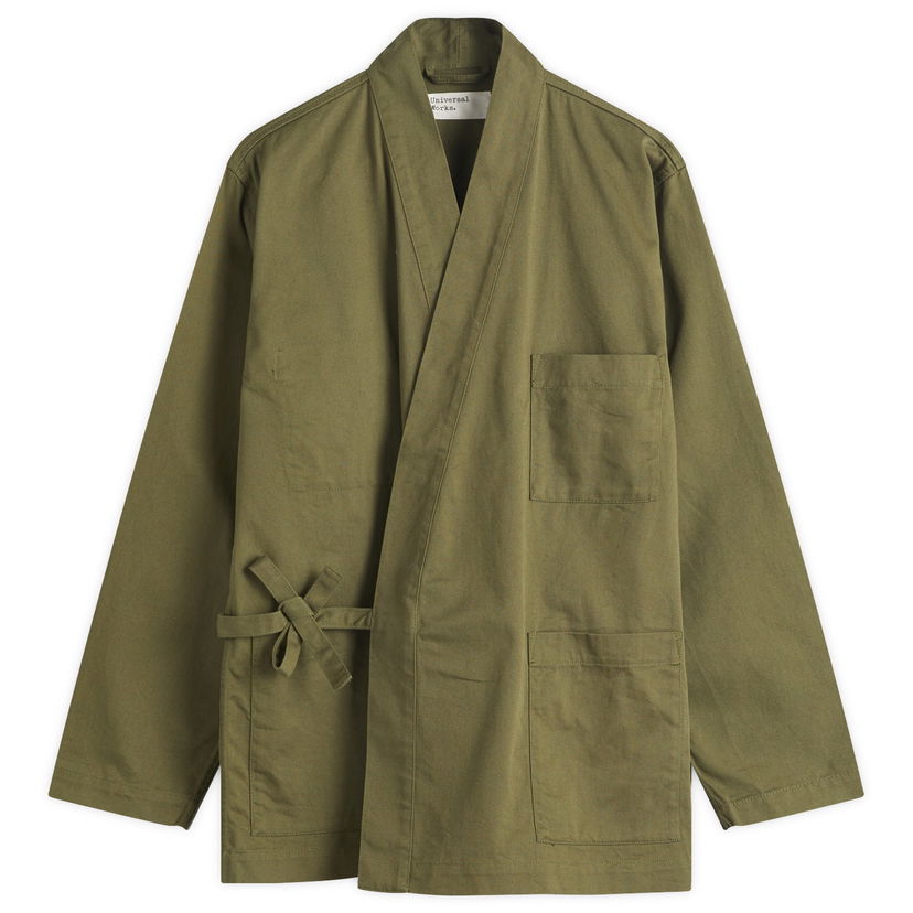 Jacka Universal Works Kyoto Work Jacket, Size Large Grön | 00115-LOV