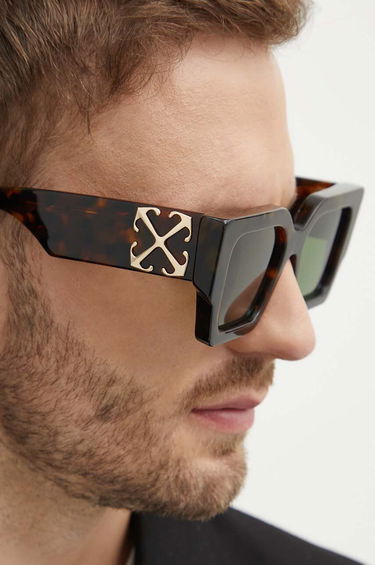 Solglasögon Off-White Off-White Square Sunglasses Brun | OERI128.556055, 5