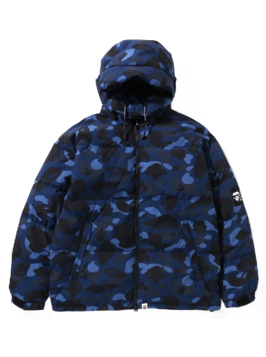 Jacka BAPE Color Camo Relaxed Fit Down Jacket Mörkblå | 1I80-144-002