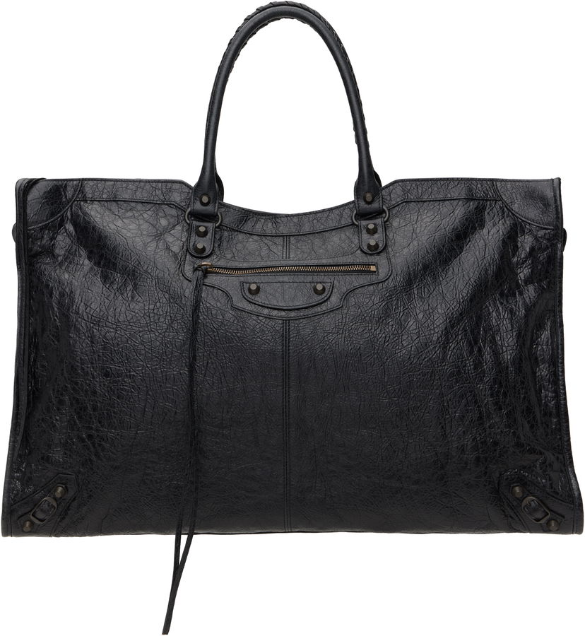 Tygpåse Balenciaga Balenciaga 'Le City' Travel Bag Svart | 8103642ABEK