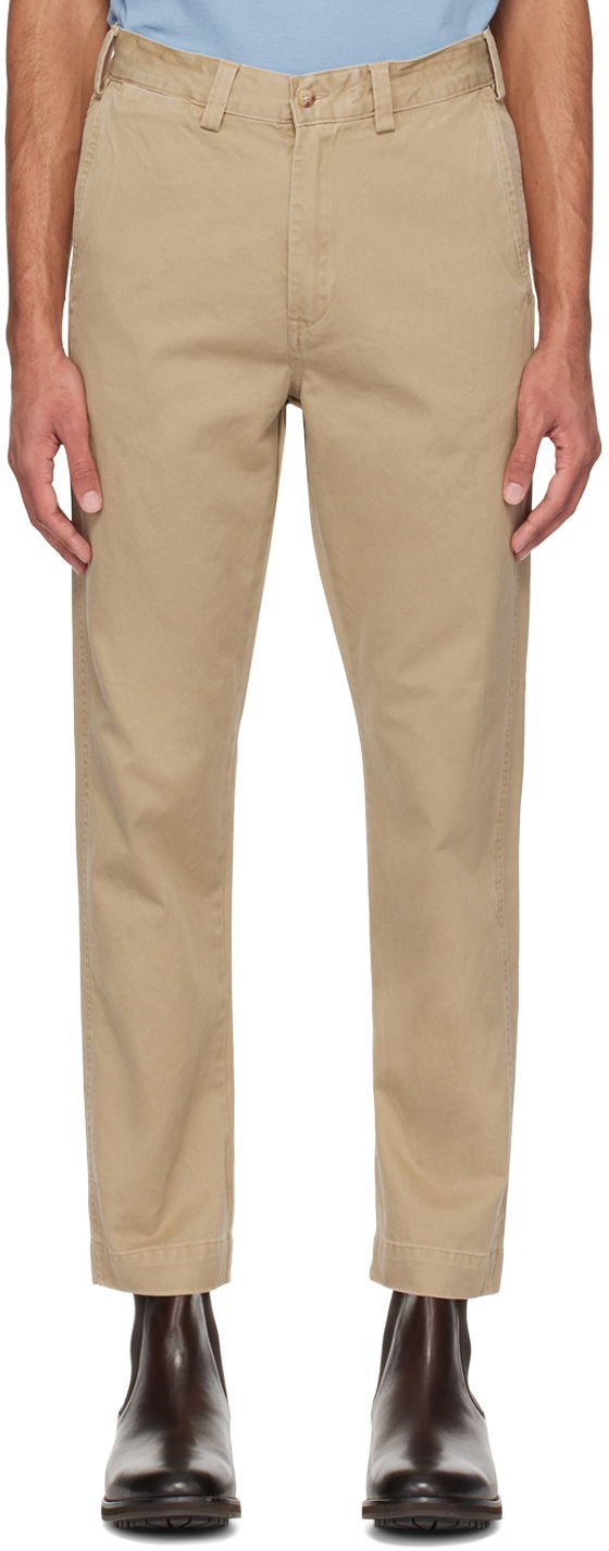 Byxor Polo by Ralph Lauren Salinger Trousers Beige | 710920621003