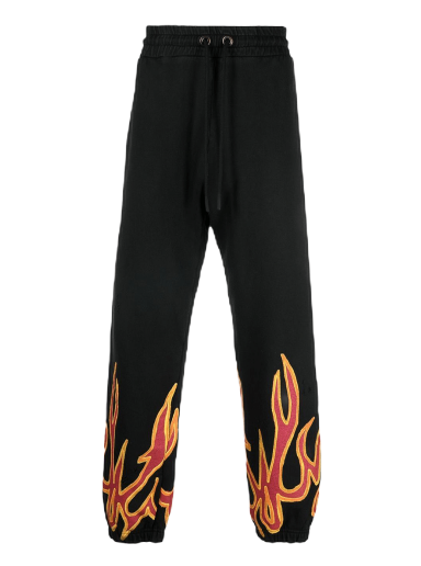 Träningsbyxor Palm Angels GD Graffiti Flames Sweatpants Svart | PMCH011F22FLE0021025