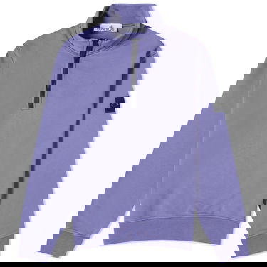 Sweater Stone Island Garment Dyed Half Zip Sweat Purpur | 801561951-V0047, 0