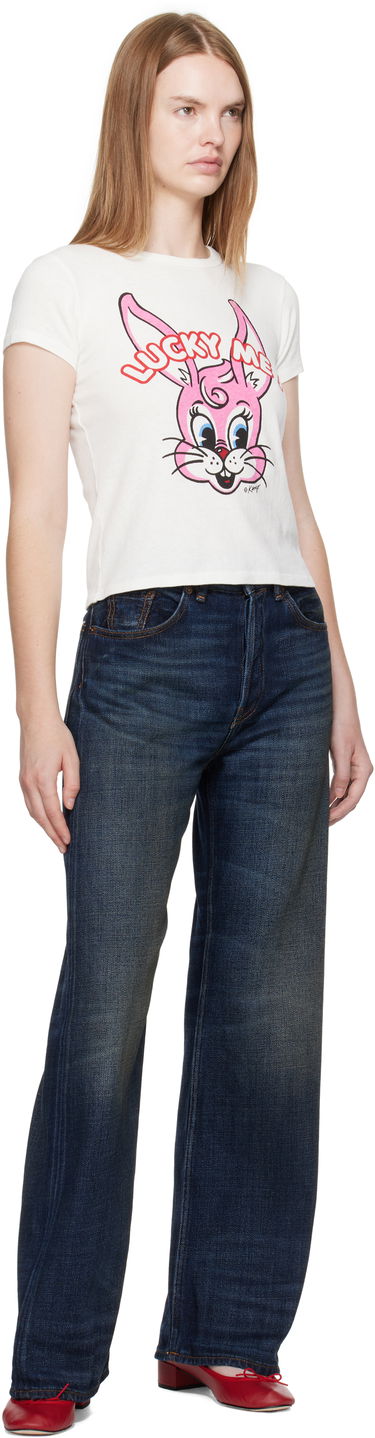 T-shirt KENZO Kenzo Paris 'Lucky Me' Cartoon T-Shirt Vit | FF62TS2634SK, 3