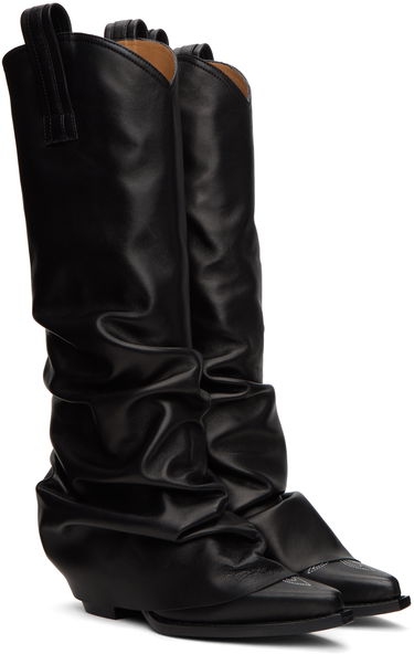 Klä R13 R13 Mid Cowboy Sleeve Boots Svart | R13S0107-S001A, 3