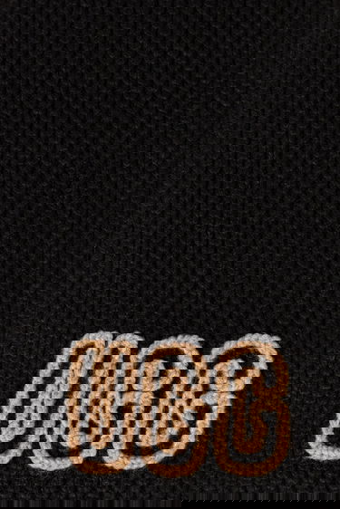 Halsduk UGG Chunky Knit Ribbed Scarf Svart | 102787-BLK, 2