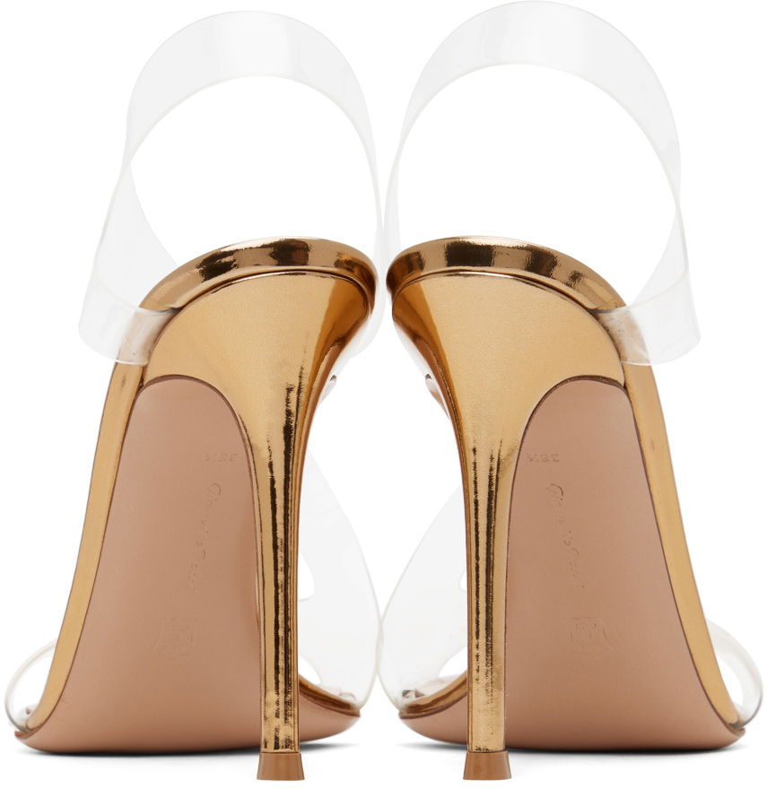 Tillbehör Gianvito Rossi Gianvito Rossi Metropolis Heeled Sandals Metallisk | G31841.15RIC.GME, 1