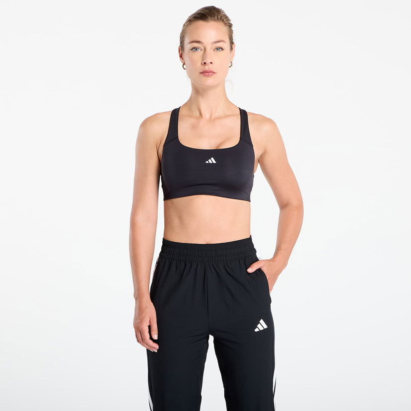 Behå adidas Performance adidas Powerimpact Training Sports Bra Svart | JG1411