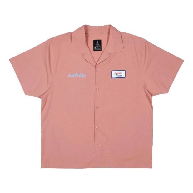 Skjorta Jordan Jordan Union LA Embroidered Logo Shirt Rosa | CV1356-685