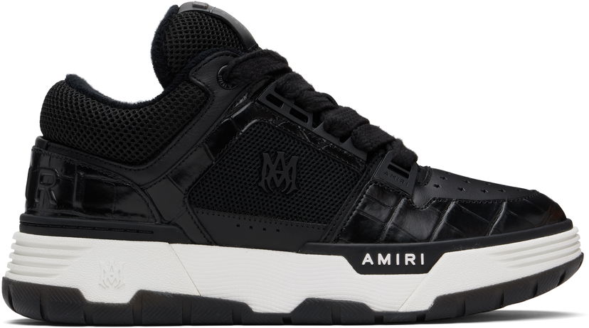 Sneakers och skor AMIRI AMIRI Croc Debossed MA-1 Svart | AMFOSR1172