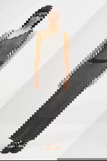 Kjol Samsoe Samsoe Samsøe Samsøe Sacheryl Maxi Pencil Skirt Grå | F25100047, 4