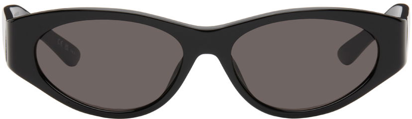 Solglasögon Balenciaga Black Tuesday Oval Sunglasses Svart | BB0367S-001