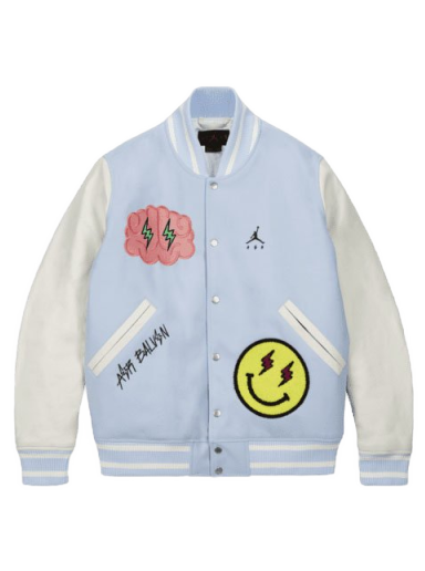 Bomberjacka Jordan J Balvin x Varsity Jacket Turkos | DX1734-441