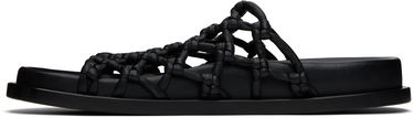 Sneakers och skor Jil Sander Jil Sander Hand-Knotted Sandals Svart | J15WX0008_P5810, 2