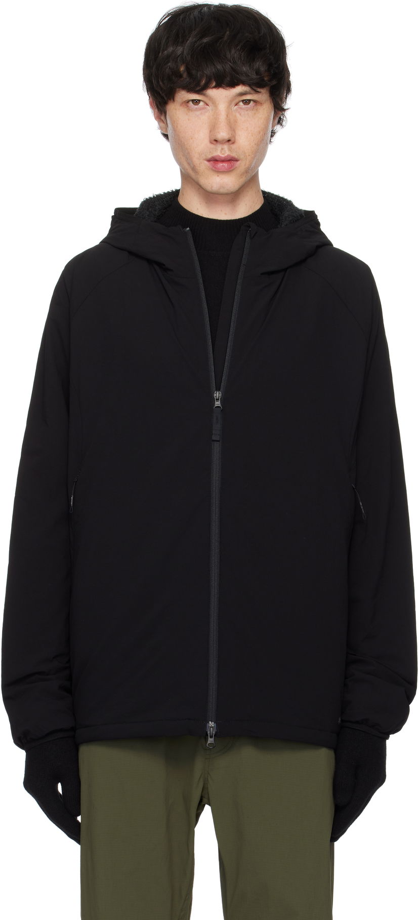 Parkas Snow Peak Breathable Insulated Jacket Svart | JK-24AU005