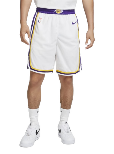Shorts Nike Los Angeles Lakers Men's NBA Swingman Shorts Vit | AJ5616-100