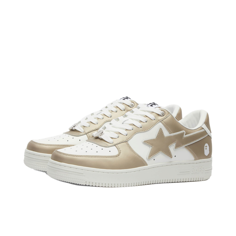 Sneakers och skor BAPE A Bathing Ape Men's BAPE STA #4 M1 Sneakers in Beige, Size UK 6 | END. Clothing Beige | 001FWJ801053I-BEI