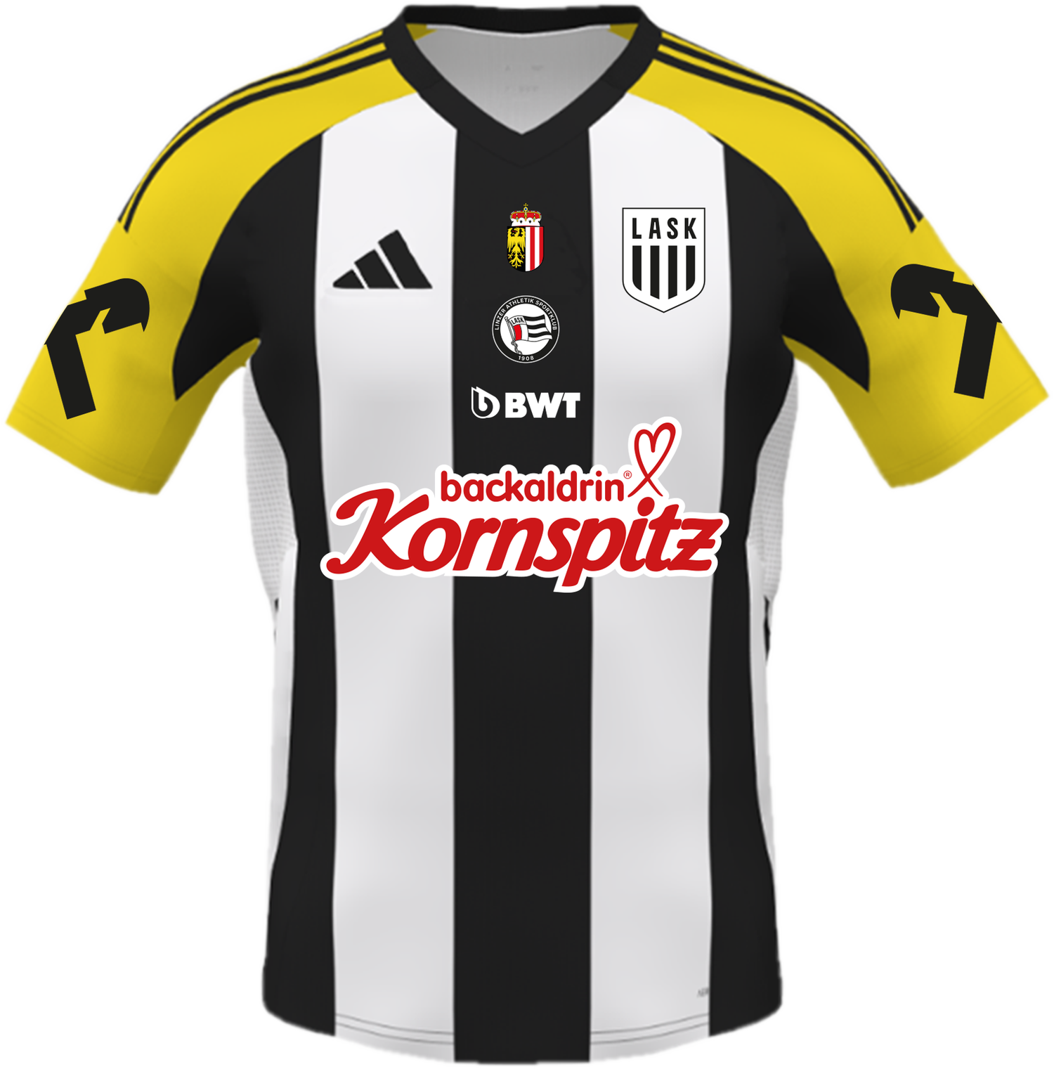 Jersey adidas Originals LASK Linz 2024/25 Home Striped Jersey Flerfärgad | askip2186w, 0