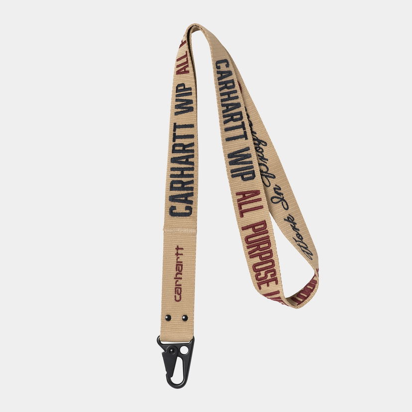 Nyckelringar Carhartt WIP Carhartt WIP Arcan Lanyard Beige | I035261_1