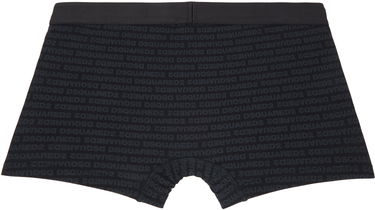 Boxare DSQUARED2 Dsquared2 Printed-Logo Boxer Briefs Svart | D9LDC5510, 1