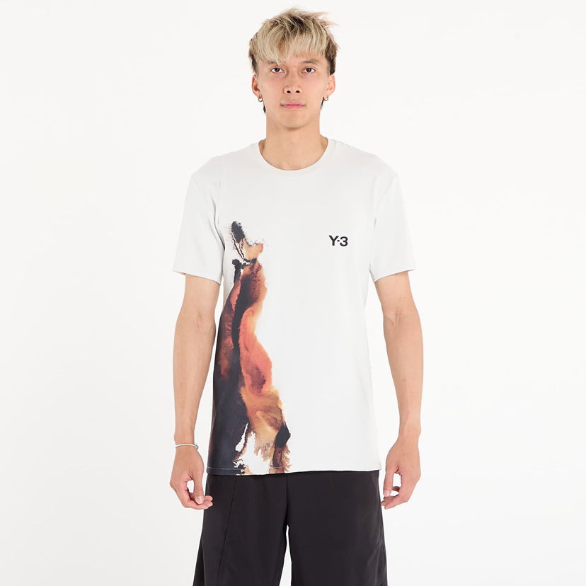 T-shirt Y-3 Y-3 Flft Graphic T-Shirt Vit | JN2990