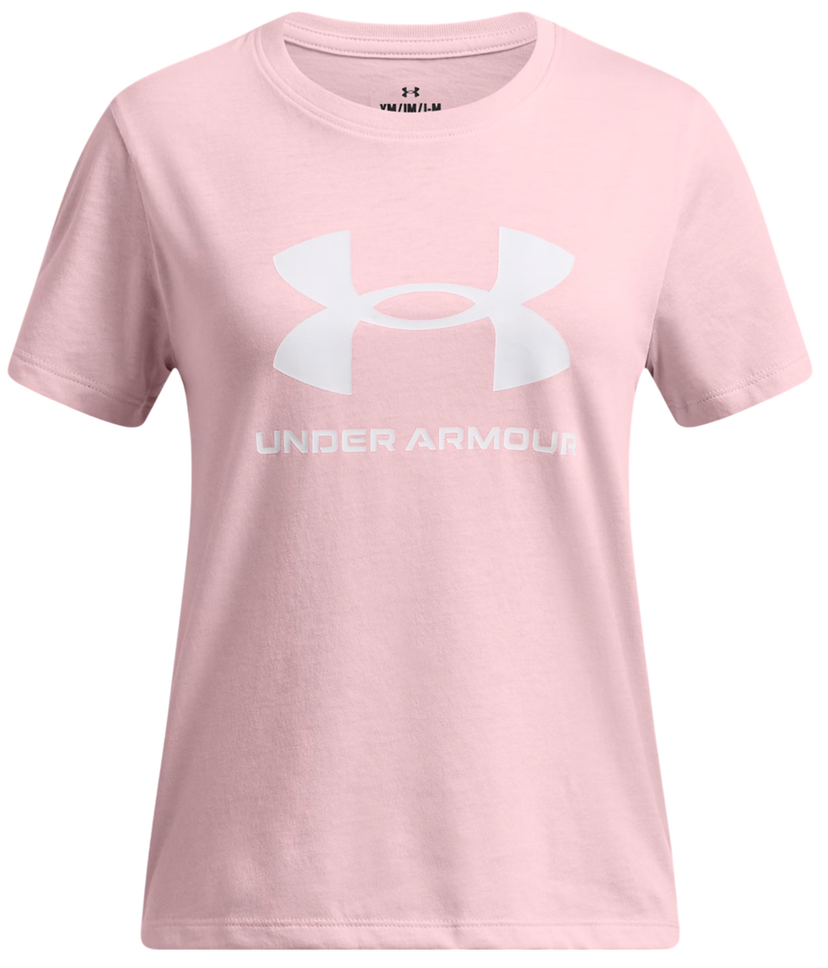 T-shirt Under Armour Under Armour Big Logo Short Sleeve T-Shirt Rosa | 1389756-647
