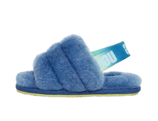 Sneakers och skor UGG Fluff Yeah Slide Mystic Blue Blå | 1120032T-MBGT