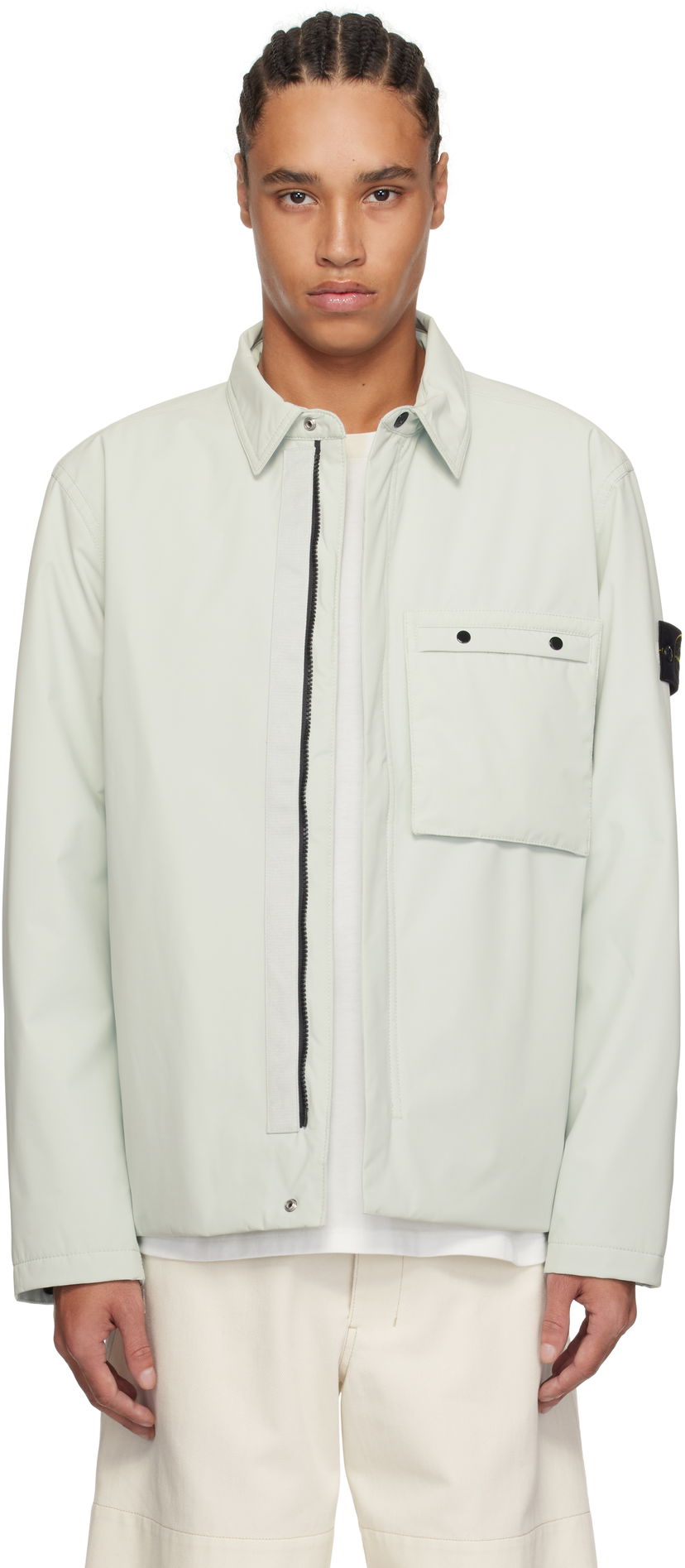 Skjorta Stone Island Stone Island Soft Shell-R PrimaLoft Insulated Jacket Grön | K1S15 4100011 S0A27