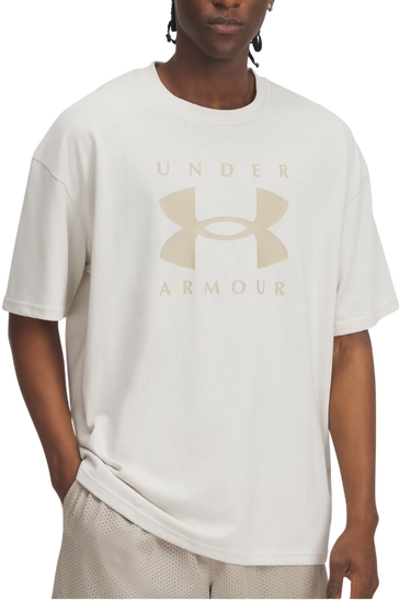 T-shirt Under Armour Oversized Branded Short Sleeve T-Shirt Beige | 1389146-403, 0