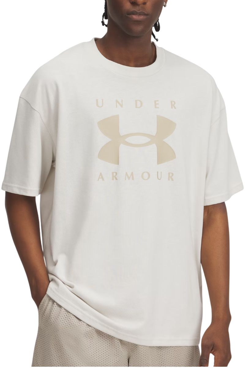 T-shirt Under Armour Oversized Branded Short Sleeve T-Shirt Beige | 1389146-403