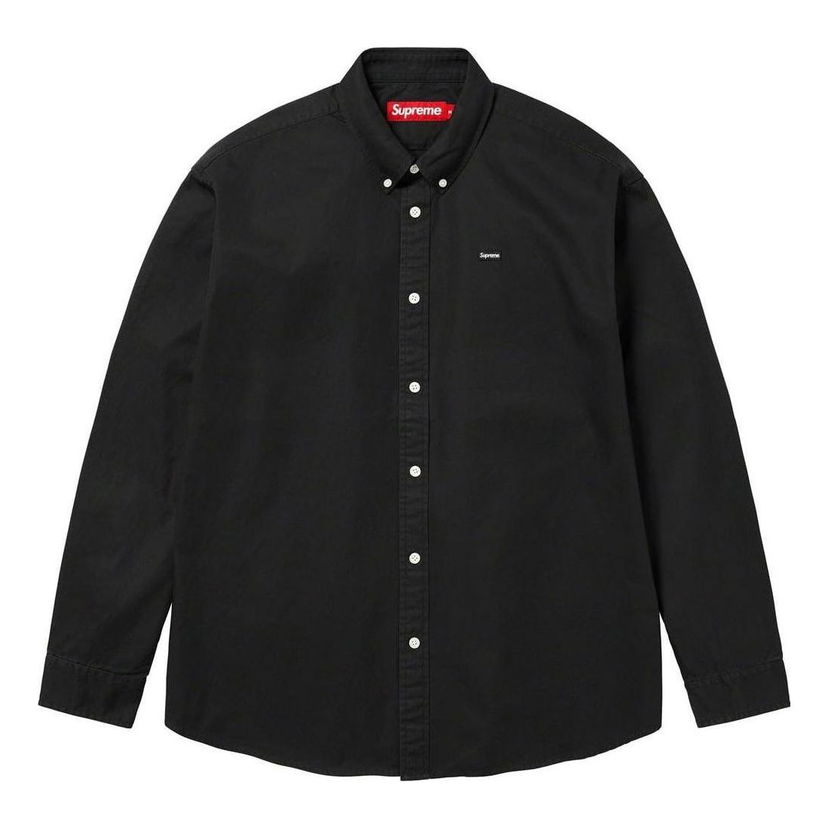 Skjorta Supreme Small Box Button-Down Shirt Svart | SUP-FW23-076