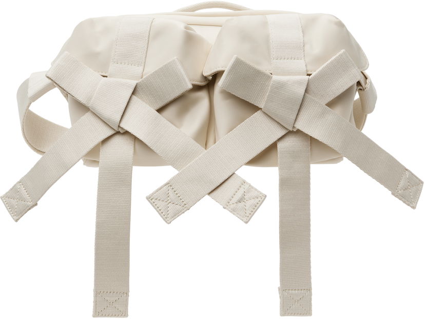 Axelväska Simone Rocha Simone Rocha Classic Bow Crossbody Bag Beige | BAG149-M 0761