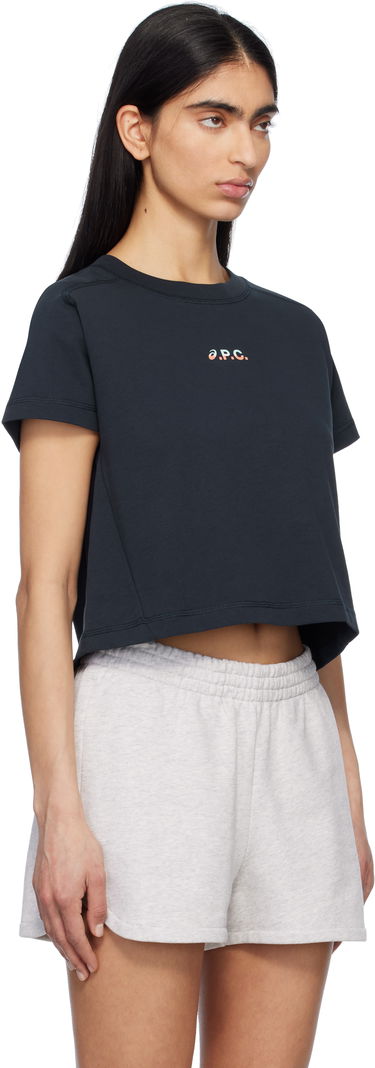 Crop top A.P.C. A.P.C. ASICS Edition Cloud Cropped T-Shirt Grå | COEAV-F26454, 4