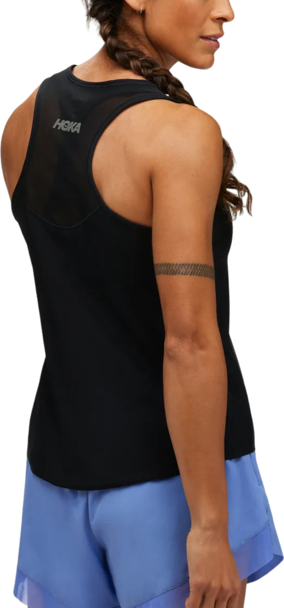 Linne Hoka One One Airolite Run Tank Svart | 1151082-blk, 1