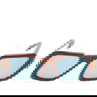 Solglasögon RETROSUPERFUTURE Retrosuperfuture x Marni Zamalek Radica Square Frame Sunglasses Brun | 8059026116723, 2
