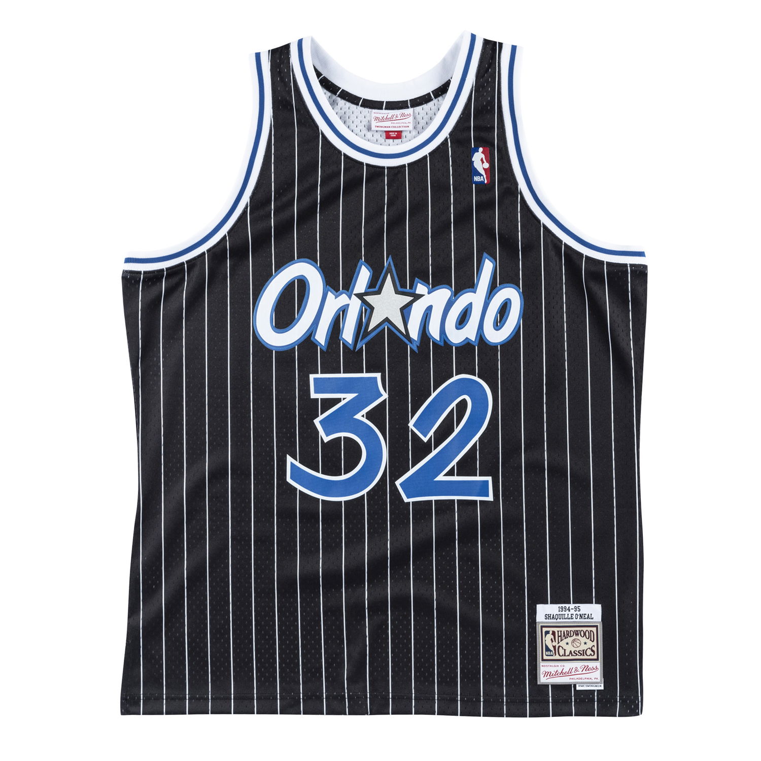 Jersey Mitchell & Ness Orlando Magic Shaquille O'neal Swingman Jersey Svart | SMJYGS18191-OMABLCK94SON, 0