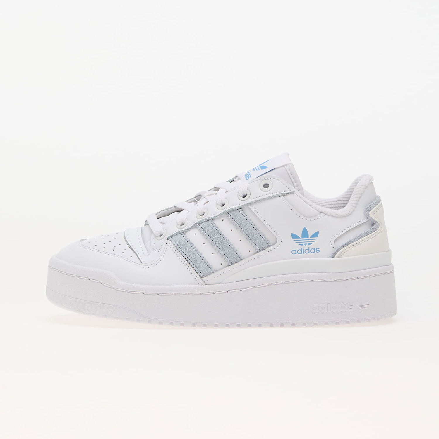 Sneakers och skor adidas Originals adidas Forum Bold Stripes W Ftw White/ Halo Blue/ Light Blue, Women's low-top sneakers Vit | ID1283, 0