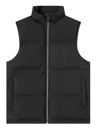 Väst AMI Heart Logo Down Vest Svart | HJK701-276-001